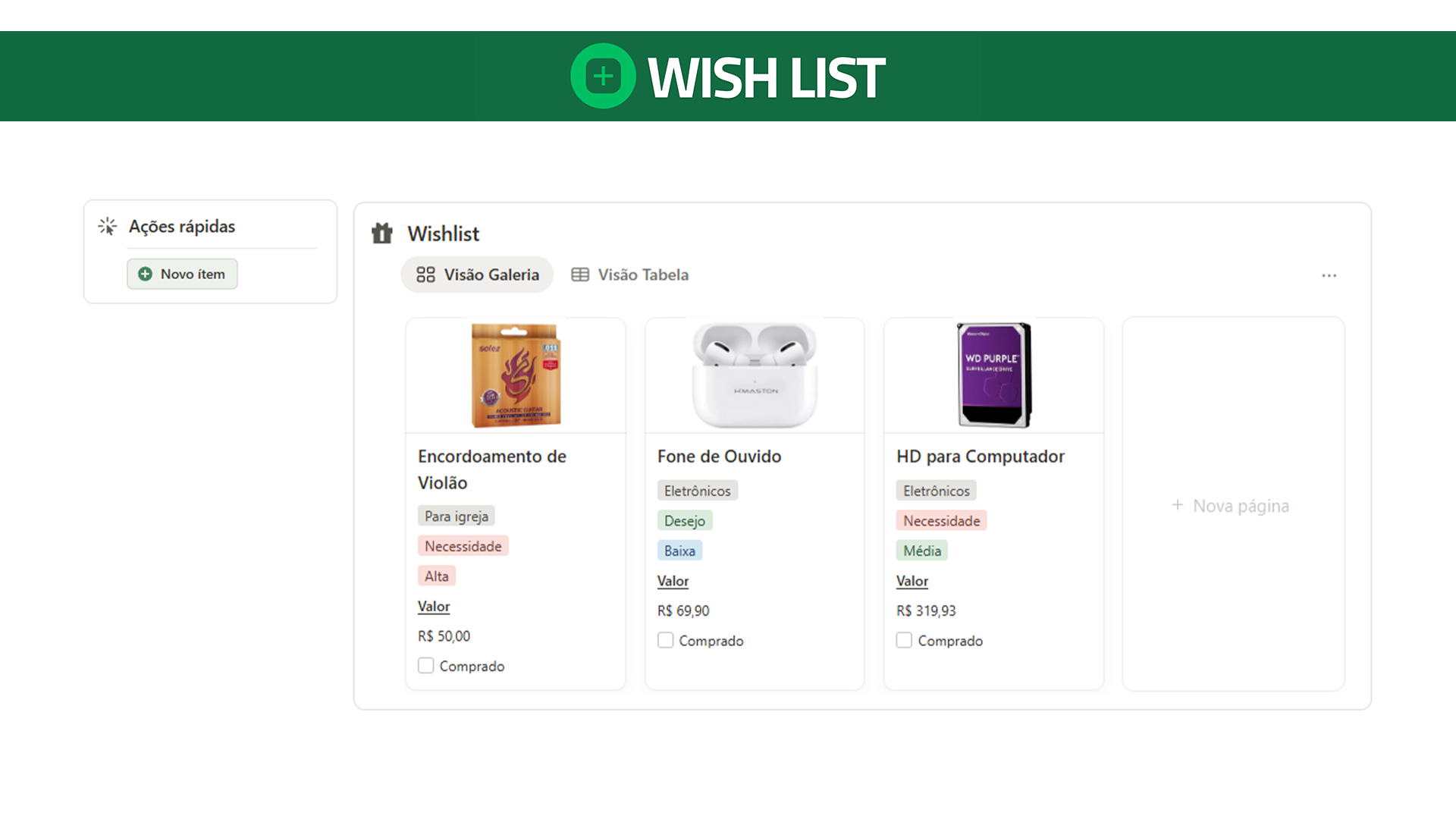Wishlist