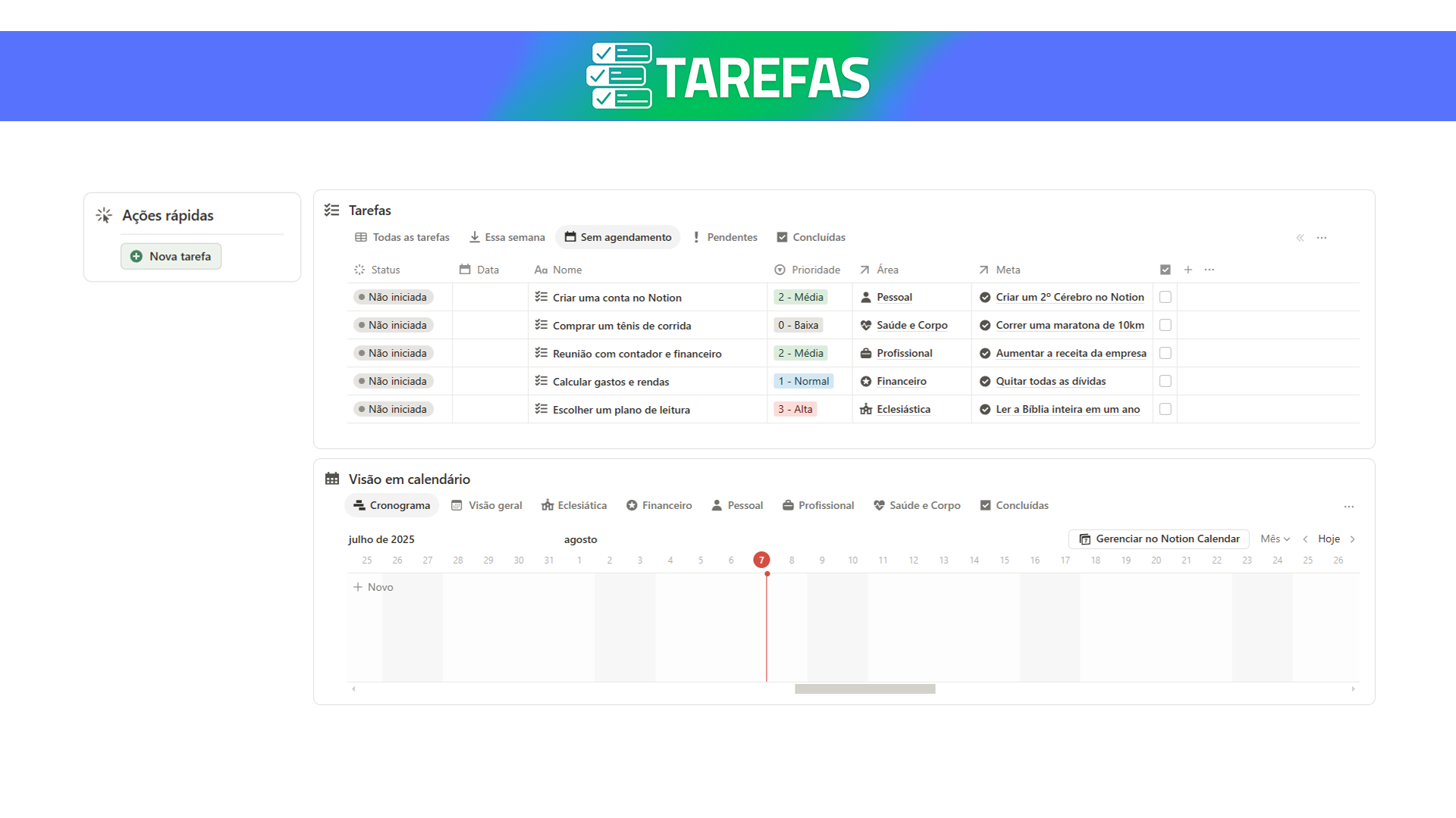 Tarefas